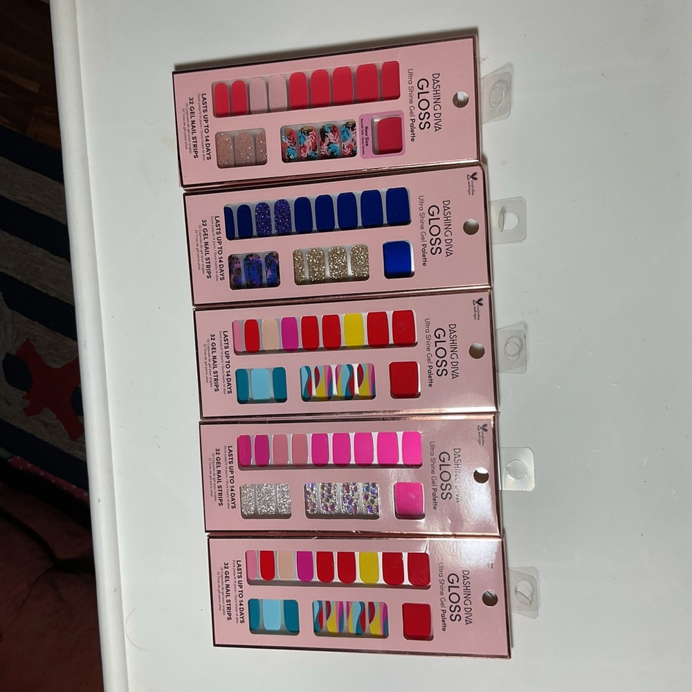 Gloss Nail Strips - Multicolor Set